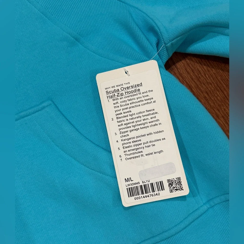 Lululemon Scuba Electric Turquoise NWT - Picture 7 of 7